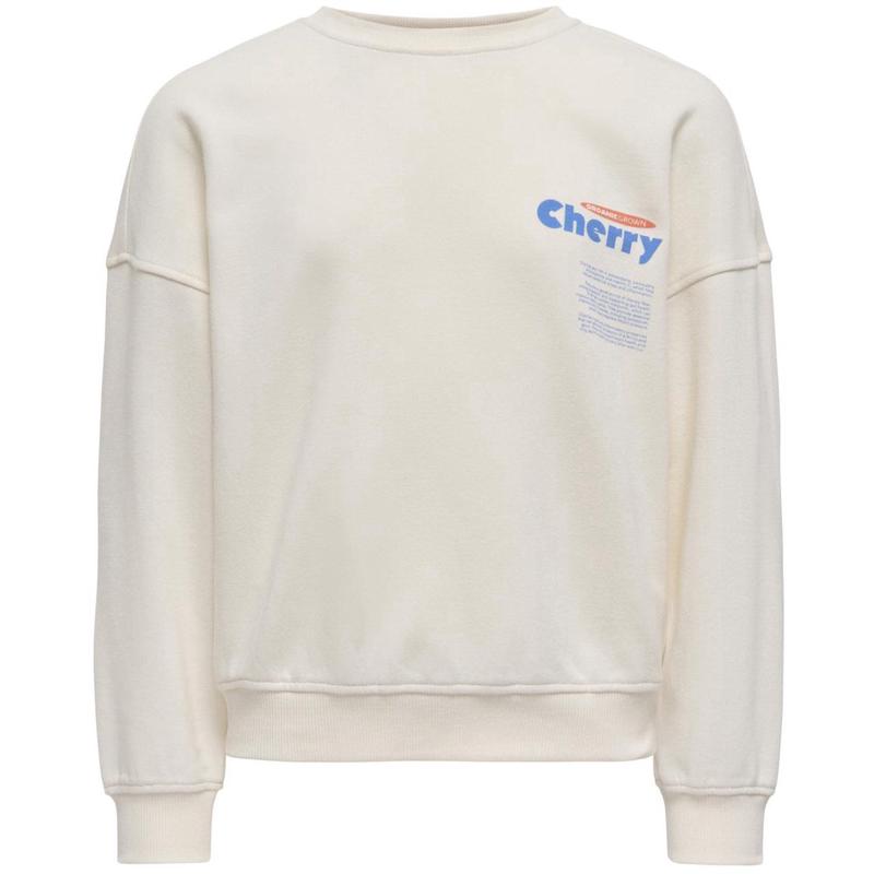 kids ONLY Tofu Cherry Philea Life Overzise Fruit O-neck Sweatshirt