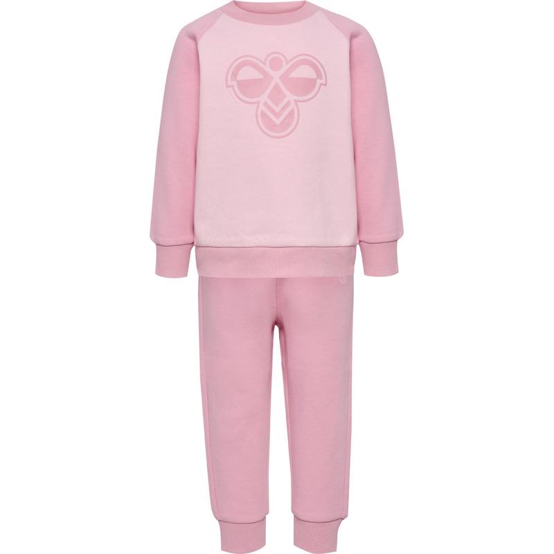 Hummel Pink Nectar Mini Reg Bumble Sweat Set