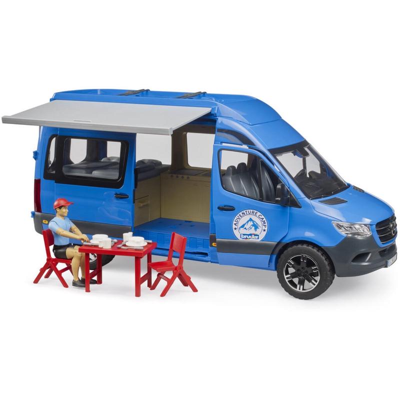 Bruder Mb Sprinter Camper With Chauffr Og Accessories