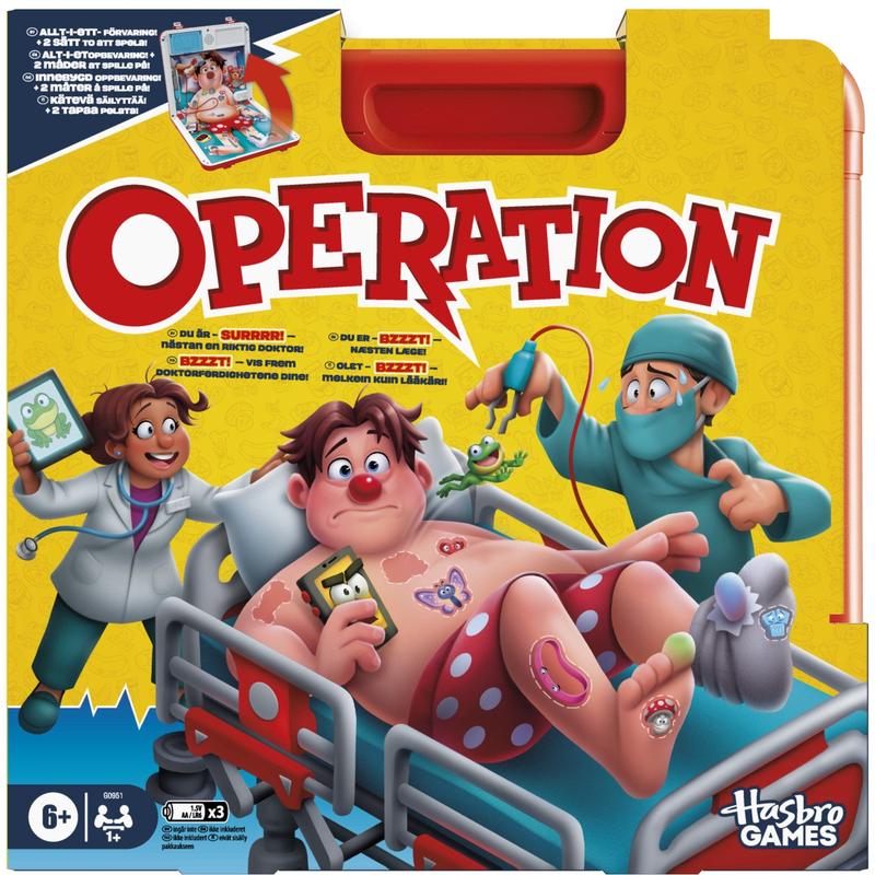 Hasbro Gaming Operation DK/NO/SE/FI