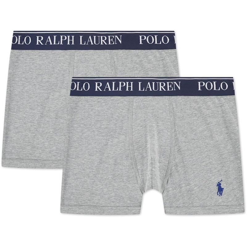 Polo Ralph Lauren Andover Heather Cotton Stretch 2-Pack Boxer