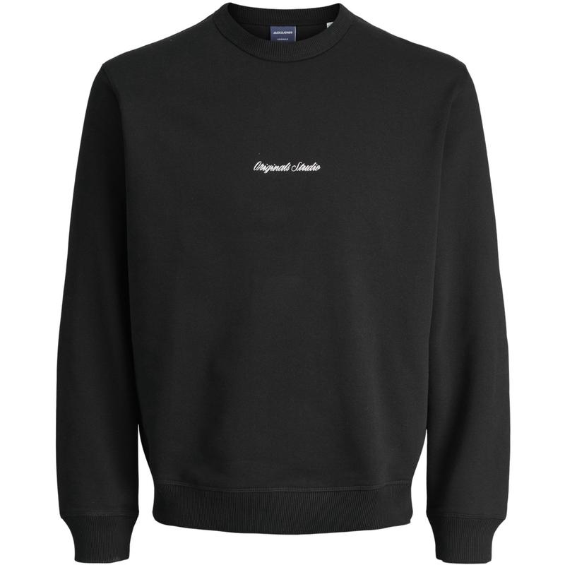 Jack & Jones Junior Black Jornorrebro Emb Sweat Crew Noos Jnr