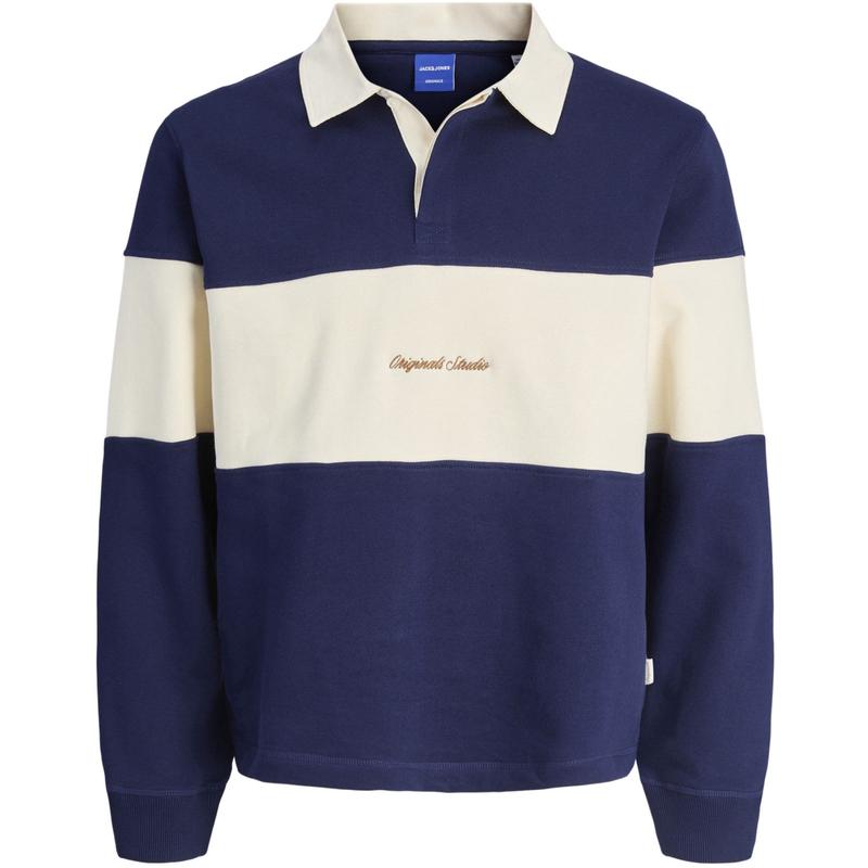 Jack & Jones Junior Ocean Cavern Jornorrebro Blocking Sweat Polo Jnr