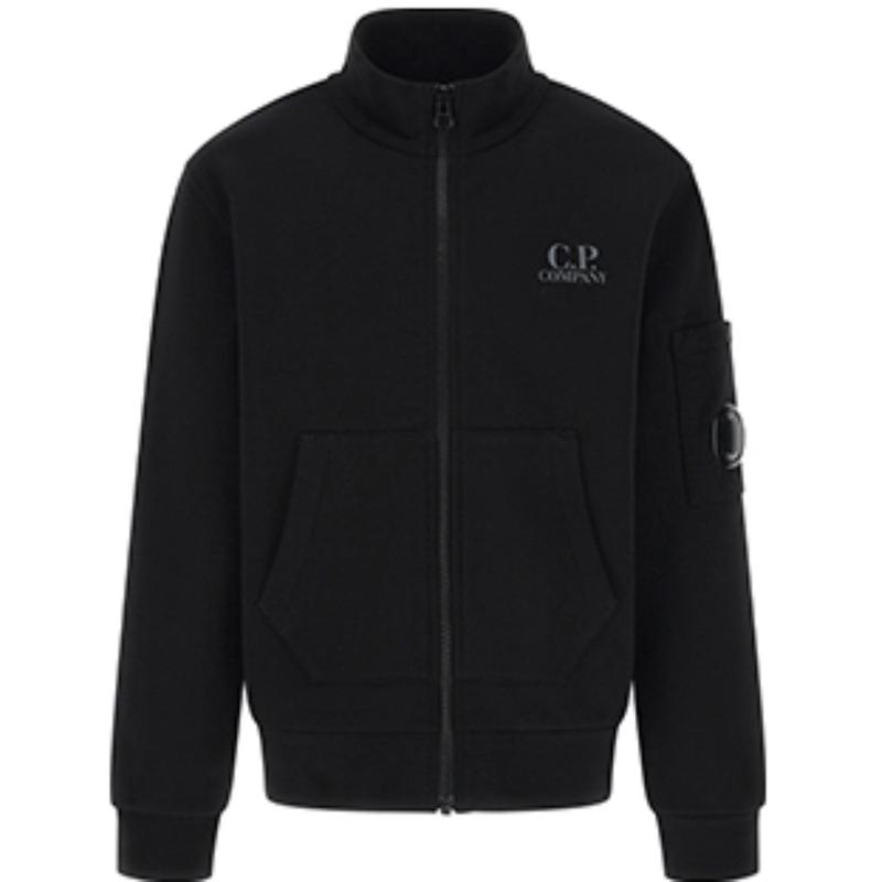 C.P. Company Black Zipped Sweatshirt