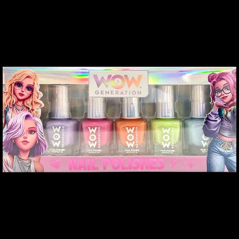 Euromic Wow Generation Nail Polish Pack Of 5 Bottles