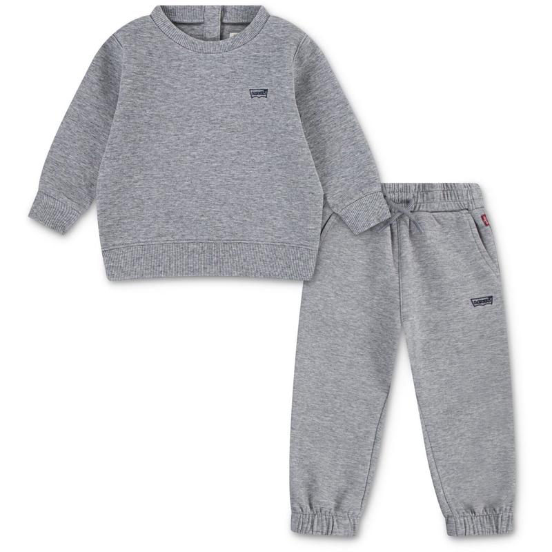Levi's Grey Heather Lvb Core Batwing Sweat Set