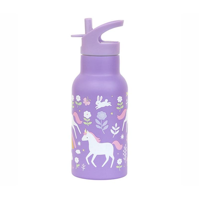 A Little Lovely Company Unicorn Dreams Stainless Steel Drink Bottle
