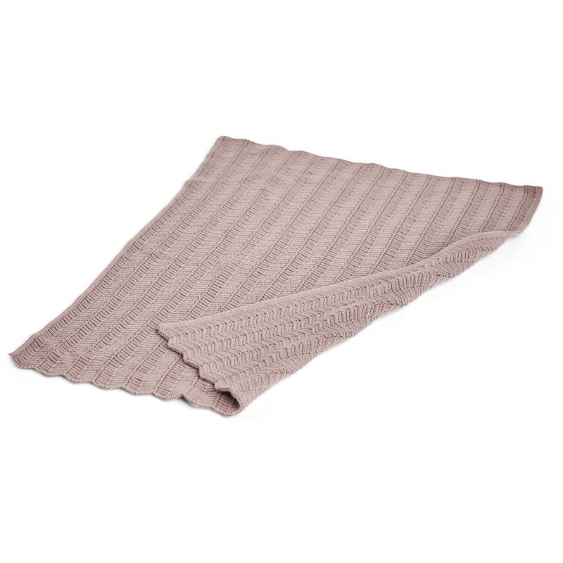 Smallstuff Pudder Doll Blanket Fishbone Knit