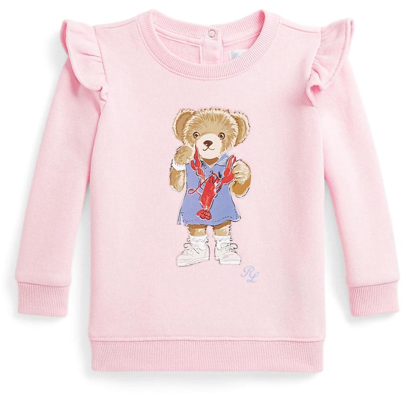 Ralph Lauren Baby Bath Pink Sweatshirt