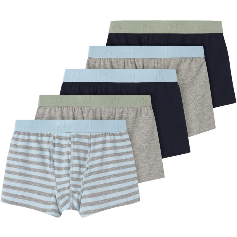 Name It Aquamarine Boxer 5-Pack Aquamarine Noos