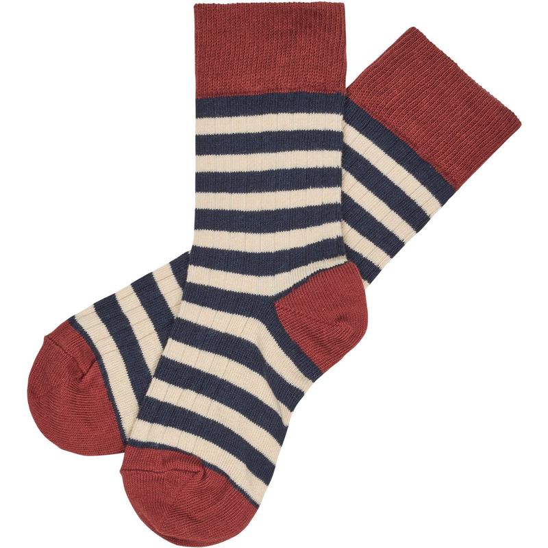 FUB chili/dark navy Classic Stripe Socks 2-Pack
