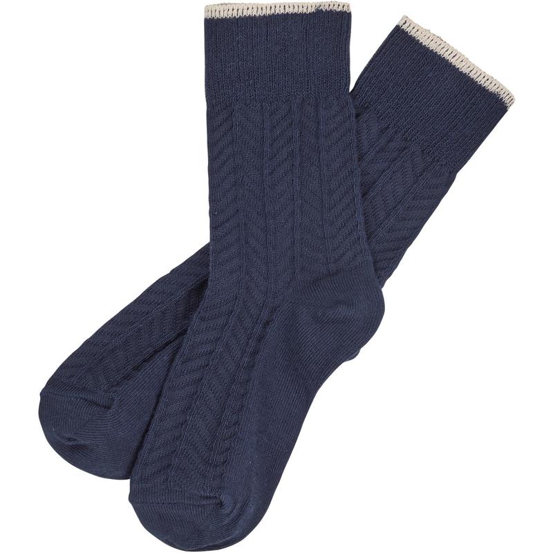 FUB dark navy Herringbone Socks 2-Pack
