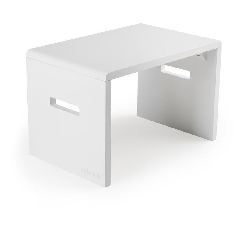Sebra Classic White Step Stool Wooden Edition