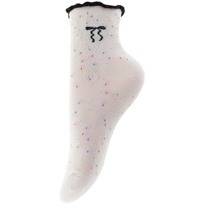 Bow's by Str Socks - Onesize - Bows Off-White/Black