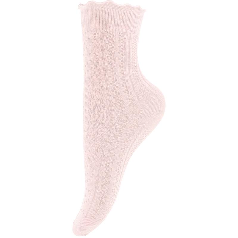 Bow's by Str Socks - Onesize - Ruffle Pink