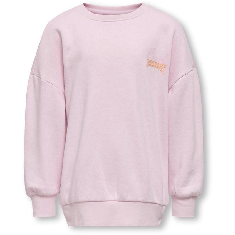kids ONLY Roseate Spoonbill Orange Phoebe Life Printed Crew Sweatshirt