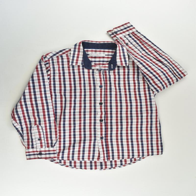 Jacob & Co Size 7 Checked Shirt