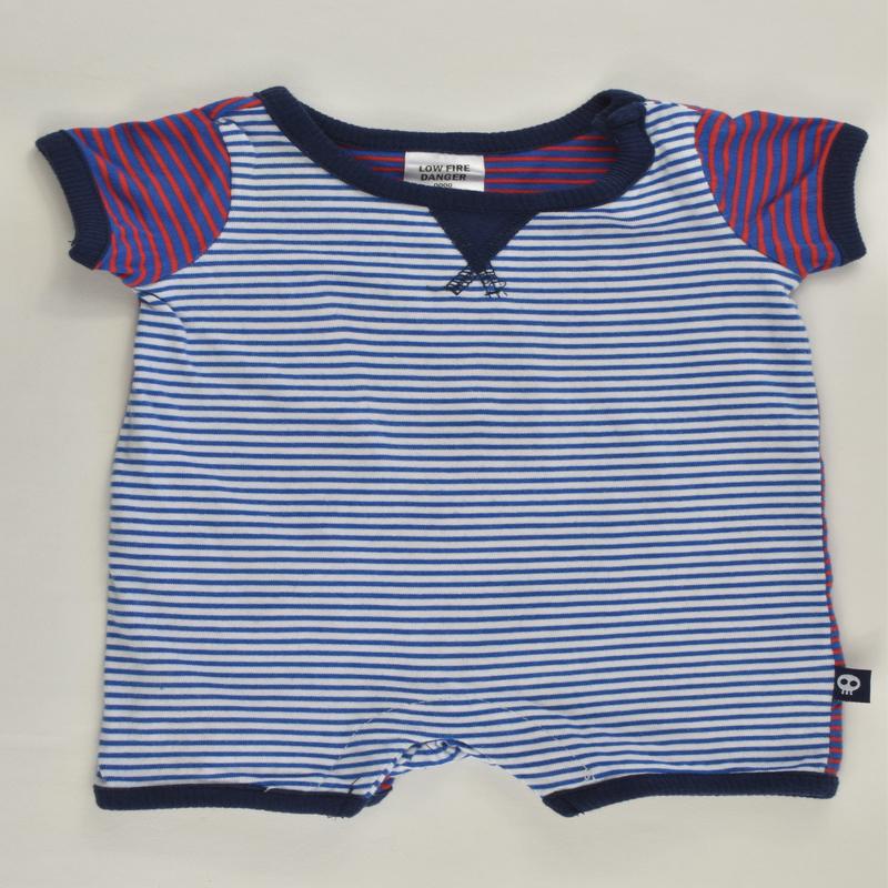 Target Size 0000 Striped Short Romper
