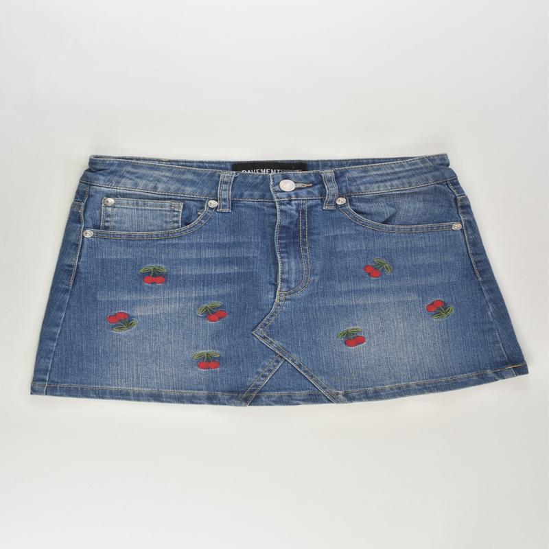 Pavement Size 14 Cherries Denim Skirt