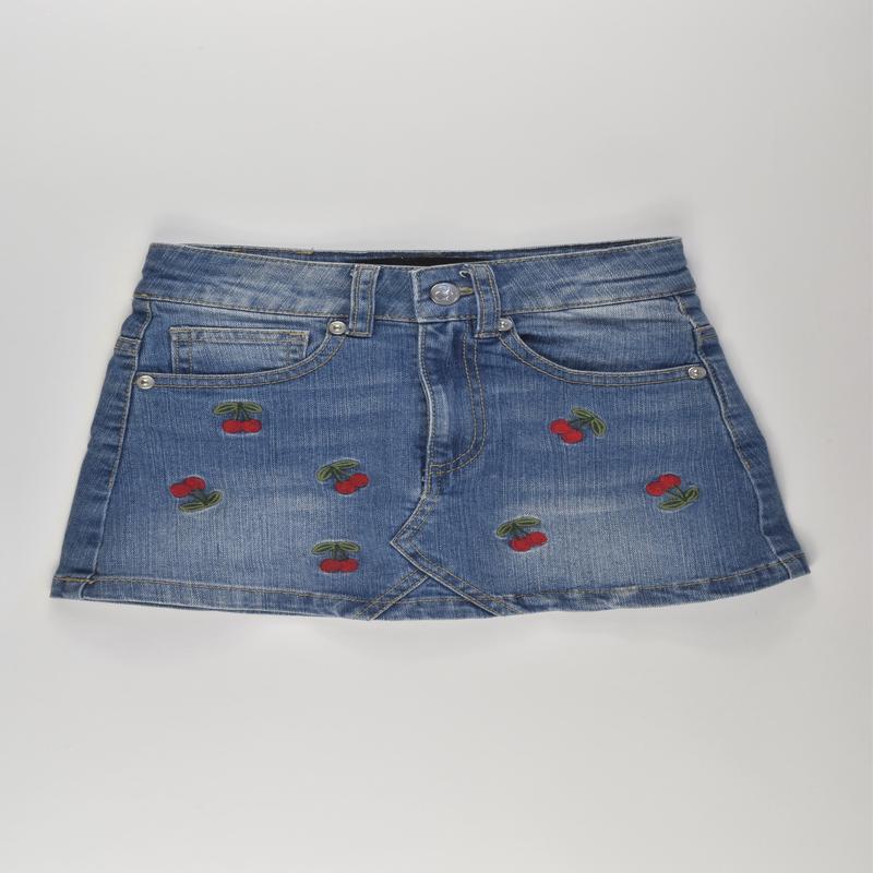 Pavement Size 8 Cherries Denim Skirt