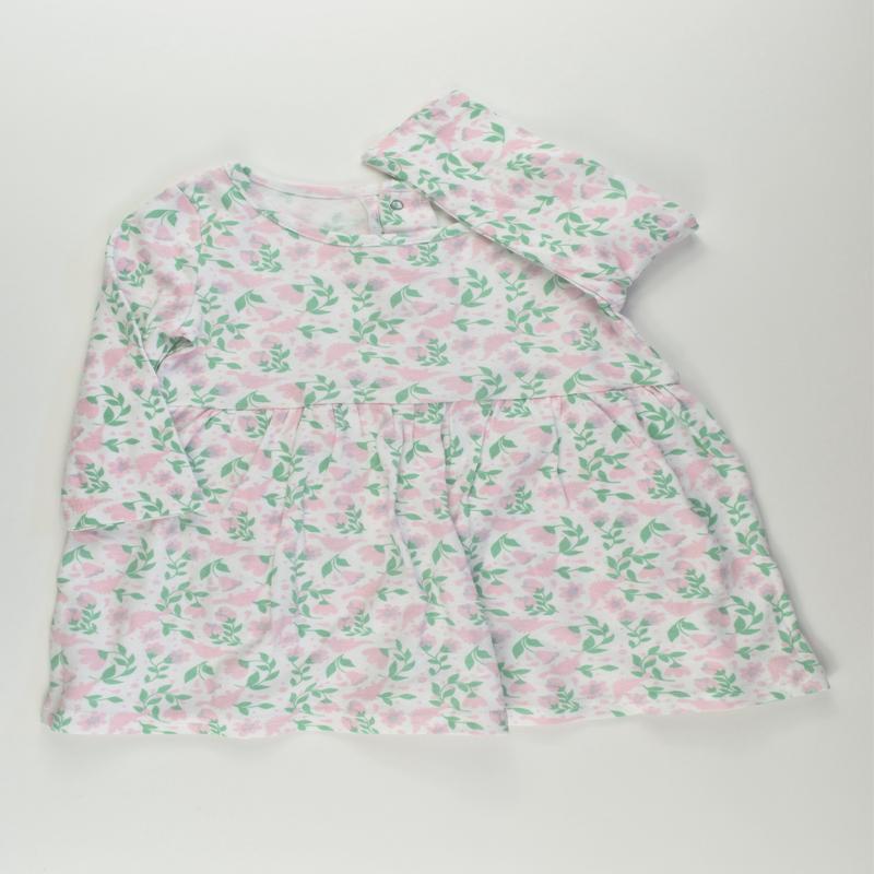 Peanutshell Size 2 Dinosaur Dress with Bodysuit