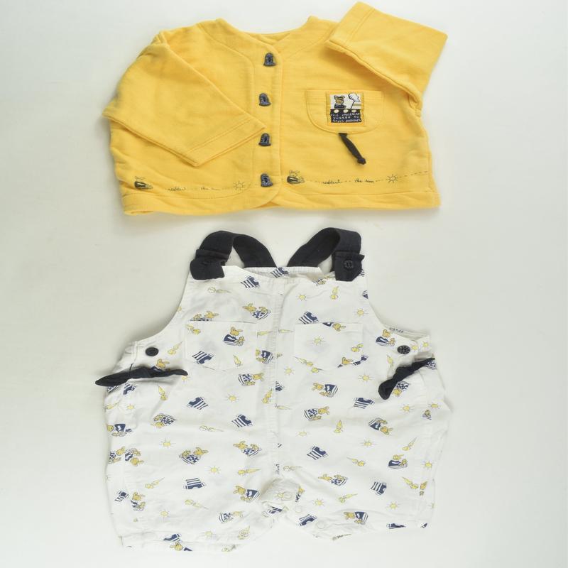 3 Pommes Size 00 (6 months) Nautical Outfit