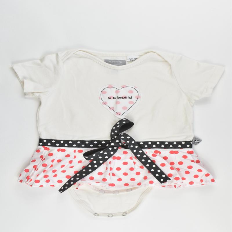 And The Little Dog Laughed Size 6-12 months Romper