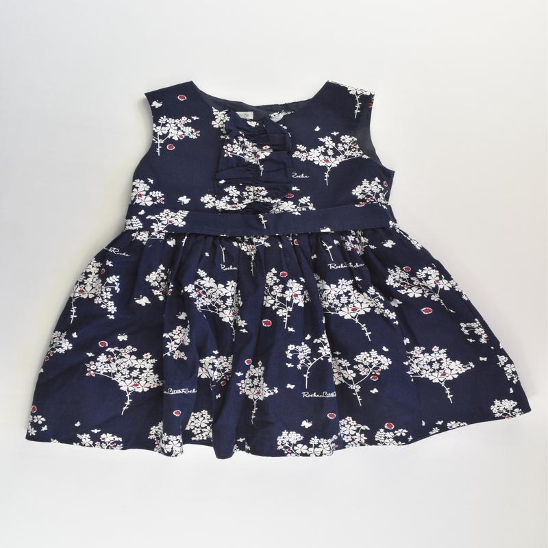 Rocha Little Rocha by Debenhams Size 2-3 Lined Floral Dress