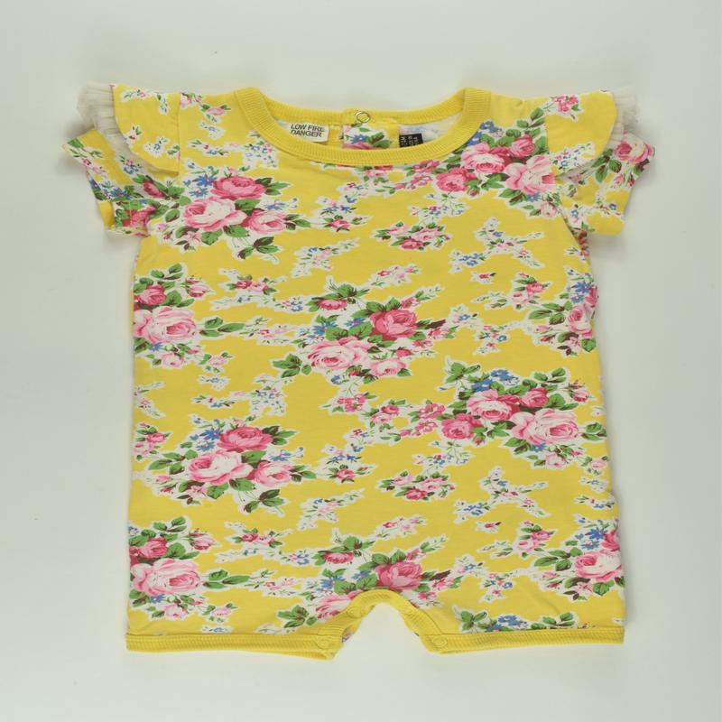 Rock Your Baby Size 2 Floral Romper
