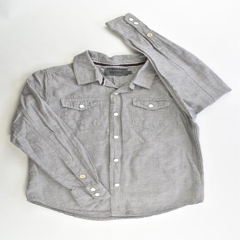 Pavement Size 8 Linen/Cotton Collared Shirt