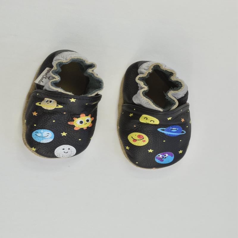 Rose Et Chocolat Size 1 (12-18 months) Leather ClassicZ Slippers