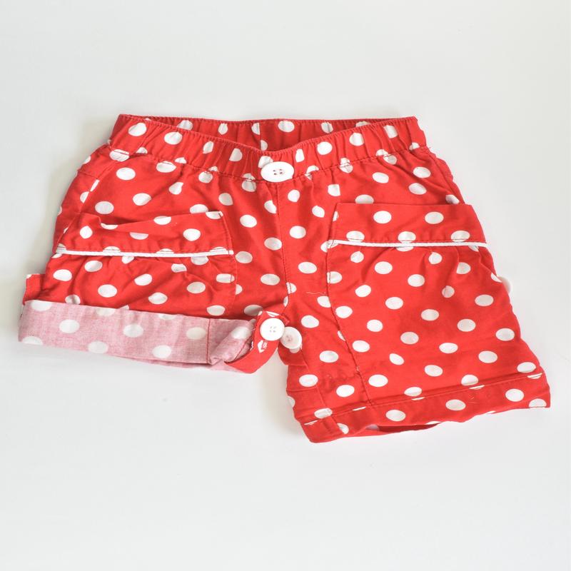 Rock Your Baby Size 0 (6-12 months, 80 cm) Polka Dots Shorts