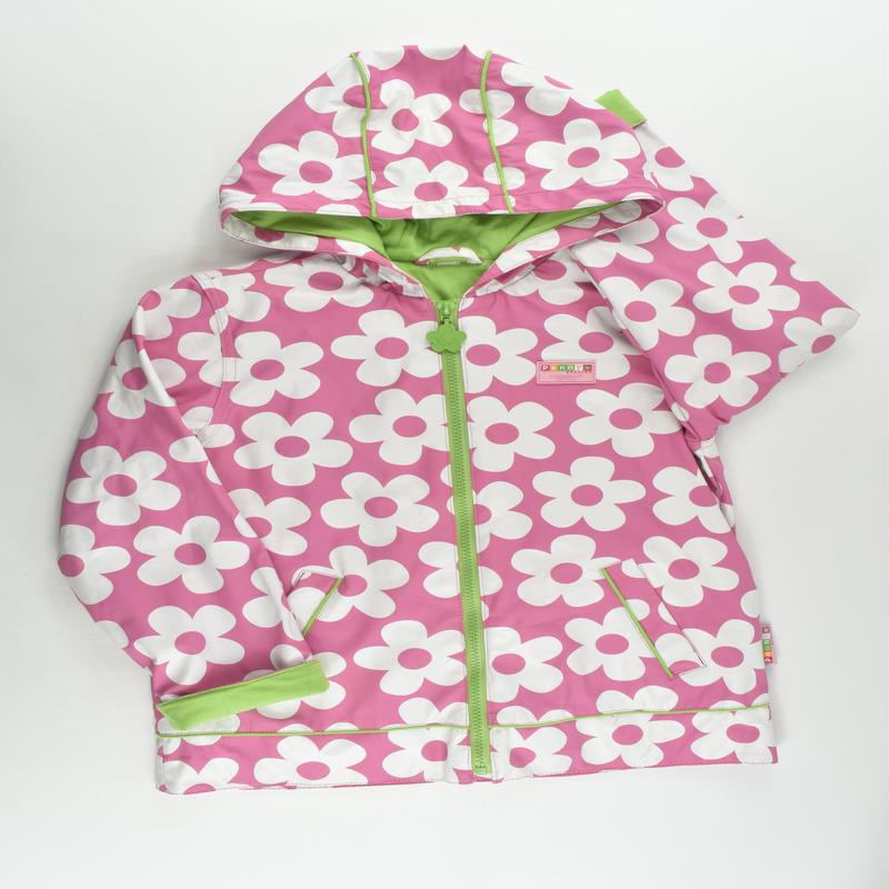 Penny Scallan Size 7-8 Lined Floral Raincoat