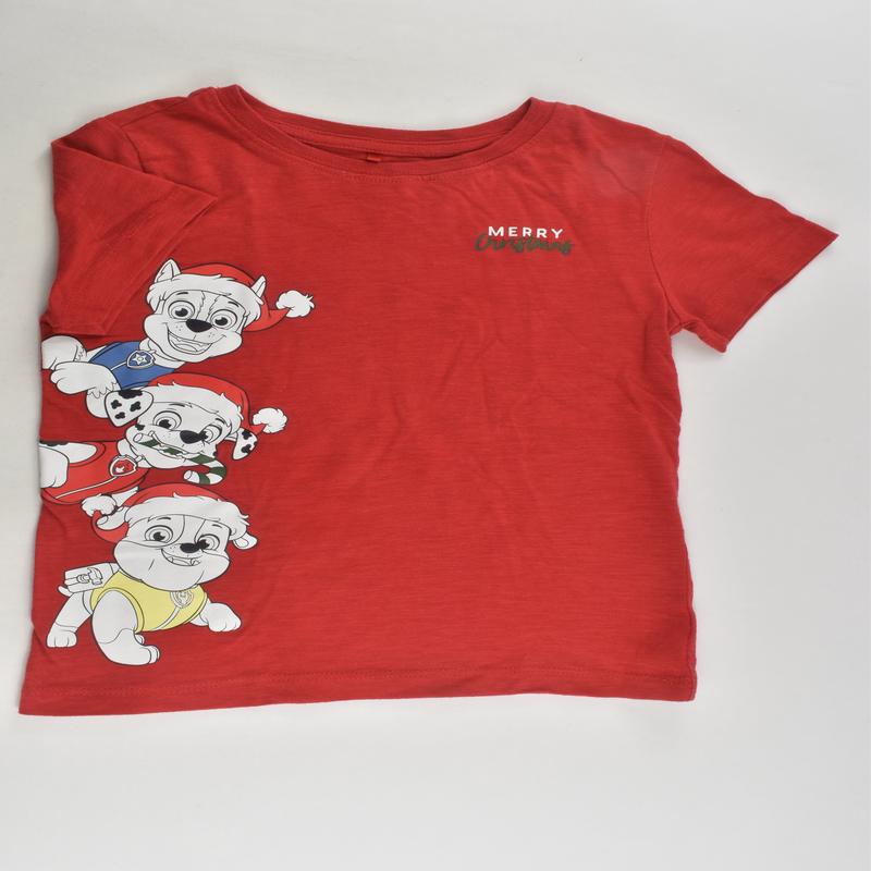 Paw Patrol Size 5 Christmas T-shirt