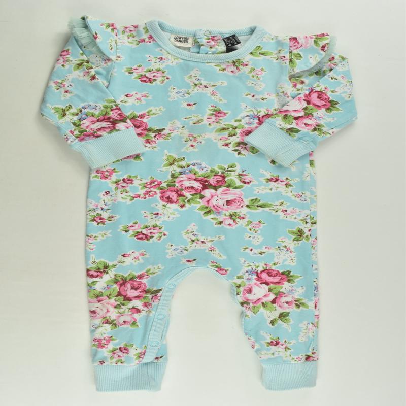 Rock Your Baby Size 0 Floral Romper