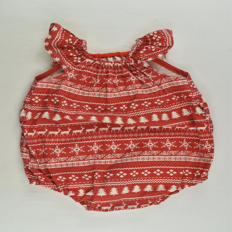 Robyn's Sewing Room Size 1 Christmas Bubble Romper
