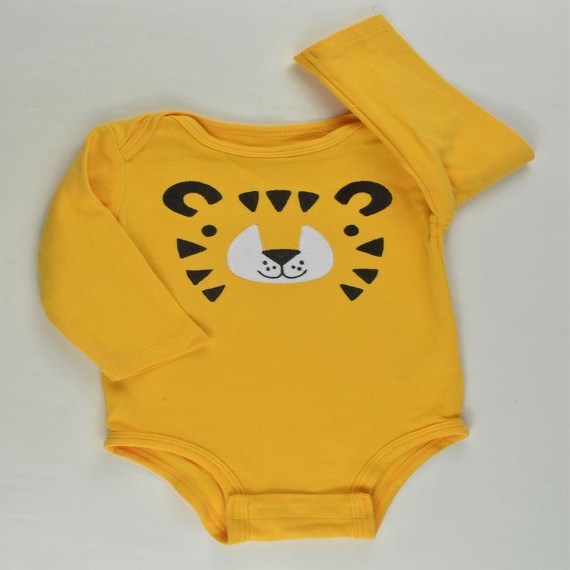 Pekkle Size 00 (6 months) Tiger Bodysuit