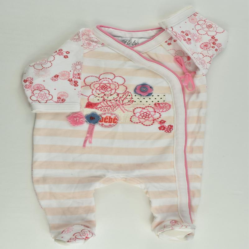Bb by Minihaha Size 0000 Footed Romper